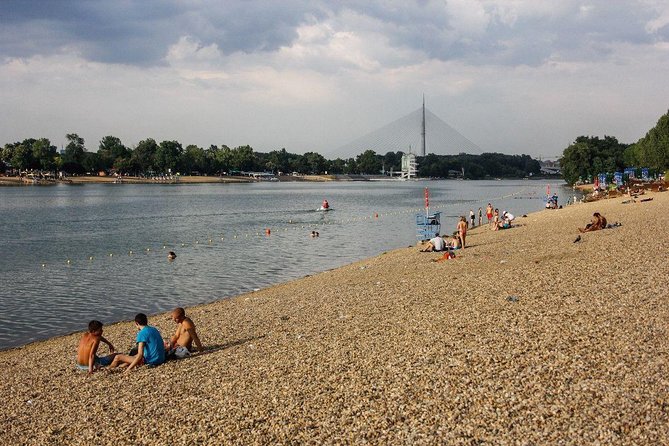Ada Lake Tour - Belgrade Waterfront: new construction beside old river routes