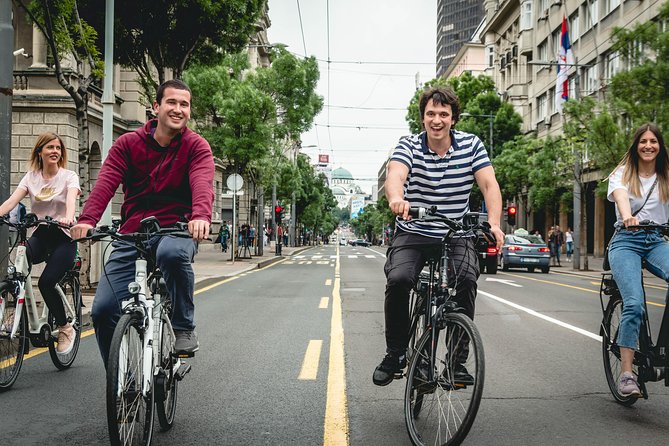 Belgrade E-Bike Tour: Power Glide! - Slavija Square and Saint Sava Temple