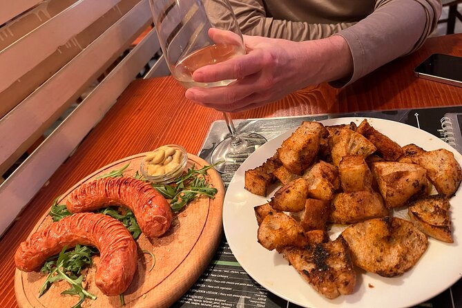 Belgrade Local Serbian Wine Tasting Tour - Cheese, gourmet bites, and aperitif plates