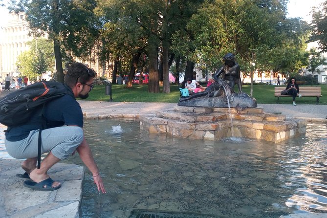 Cycling the parks, ride through the ages - Tašmajdan Park, a drink, and a useful pause