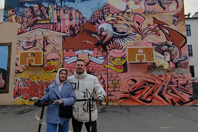 E-Scooter Street Art Tour - Starting at Maršala Birjuzova 21