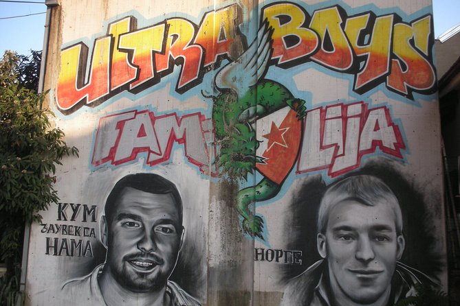Football tour: Red Star and Partizan Ultras History - Senjak and Red Star’s older murals