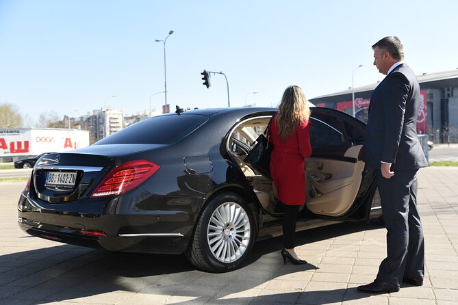LUX Private transfer from Belgrade Airport - Wi-Fi, water, and the small comforts that matter