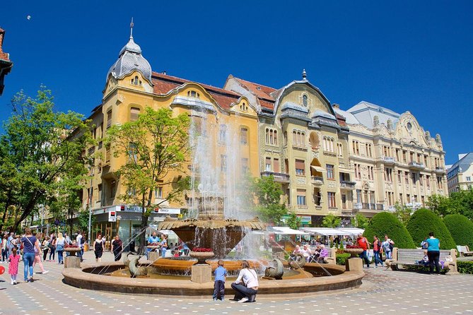 Private Day Trip to Timisoara from Belgrade - Union Square and two churches facing each other