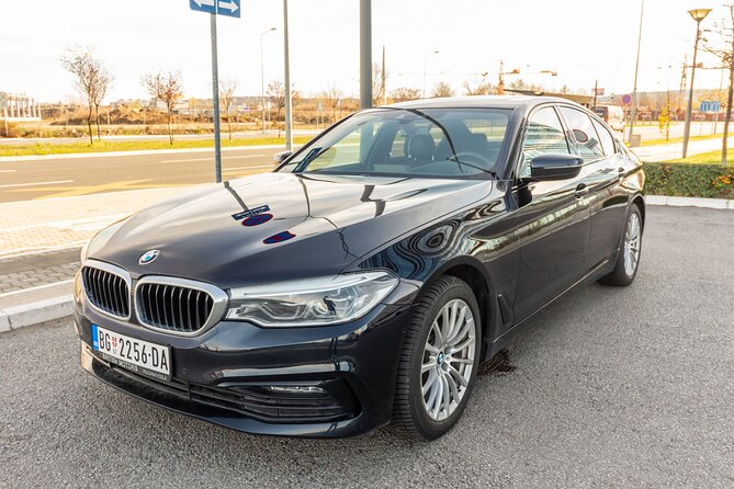 Private Limo Transfer from Beograd Airport to Belgrade downtown - What you get inside the car